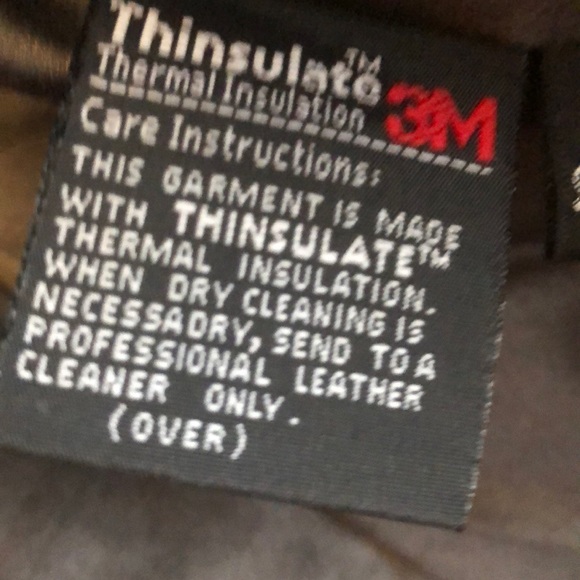 Wilson’s Chocolate sm leather Thinsulate Jacket - Picture 5 of 9